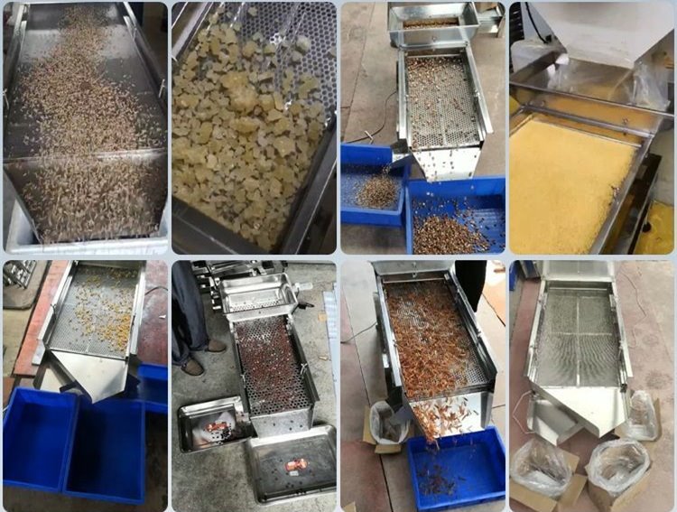 linear vibratory sieve application